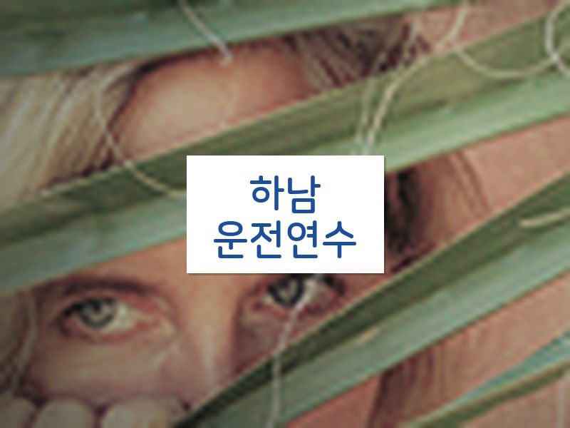 하남운전연수 후기