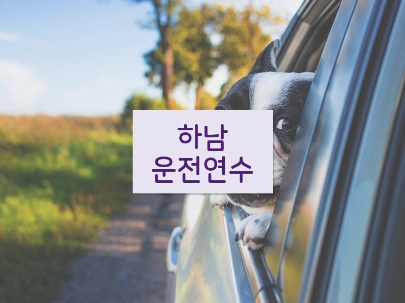 하남운전연수 후기
