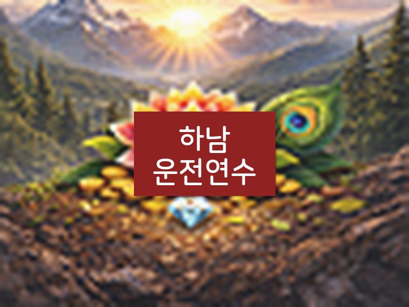 하남운전연수 후기