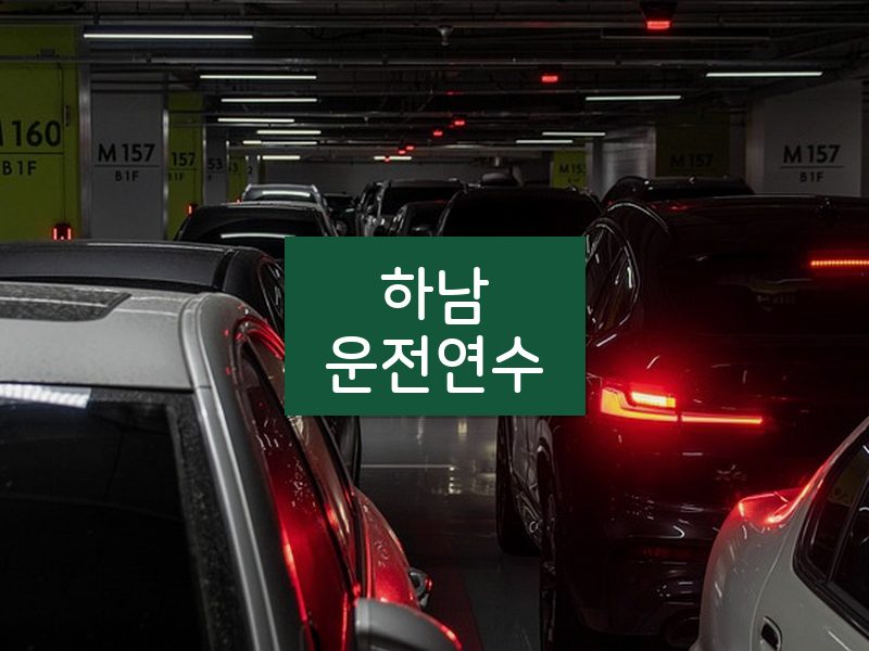 하남운전연수 후기